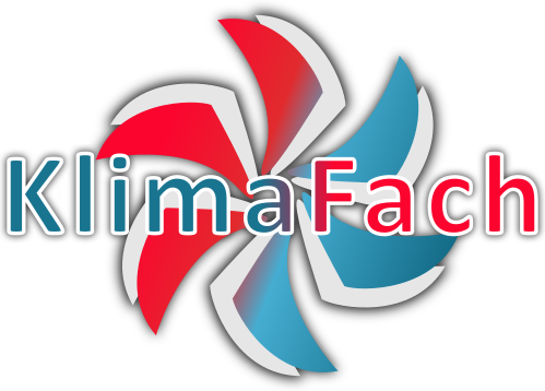 KLIMAFACH, LOGO - KLIMATYZACJE RYBNIK, ŻORY, JASTRZĘBIE ZDRÓJ